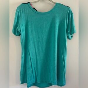 HEIMISH USA Turquoise Short Sleeve Top